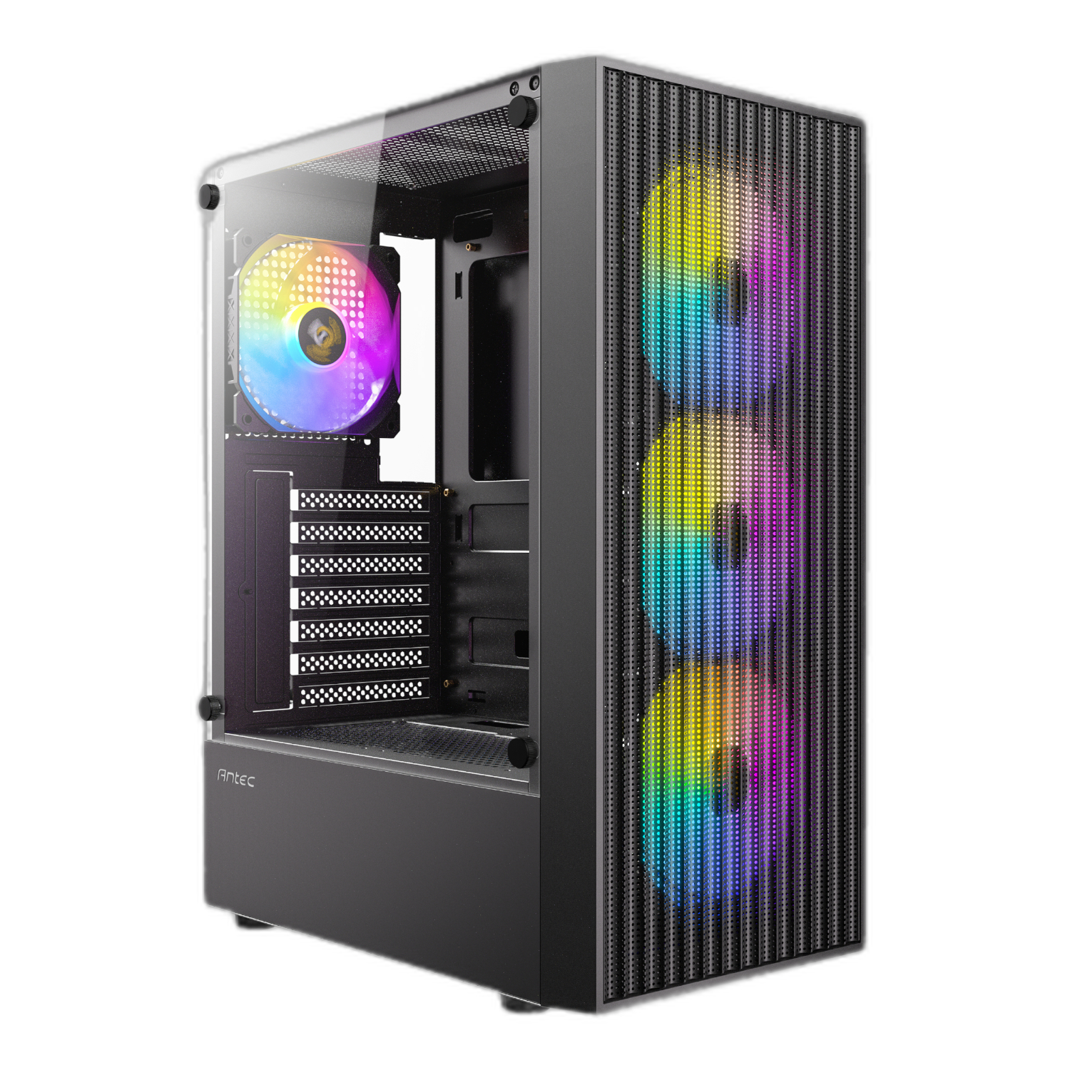 Antec AX27 RGB ELITE ATX Gaming Chassis - Black