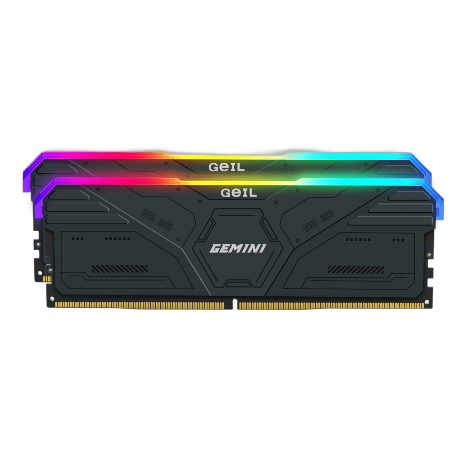 GeIL Gemini RGB 32GB DDR5 6000MHz Desktop Gaming Memory Kit (2 x 16GB) – Grey