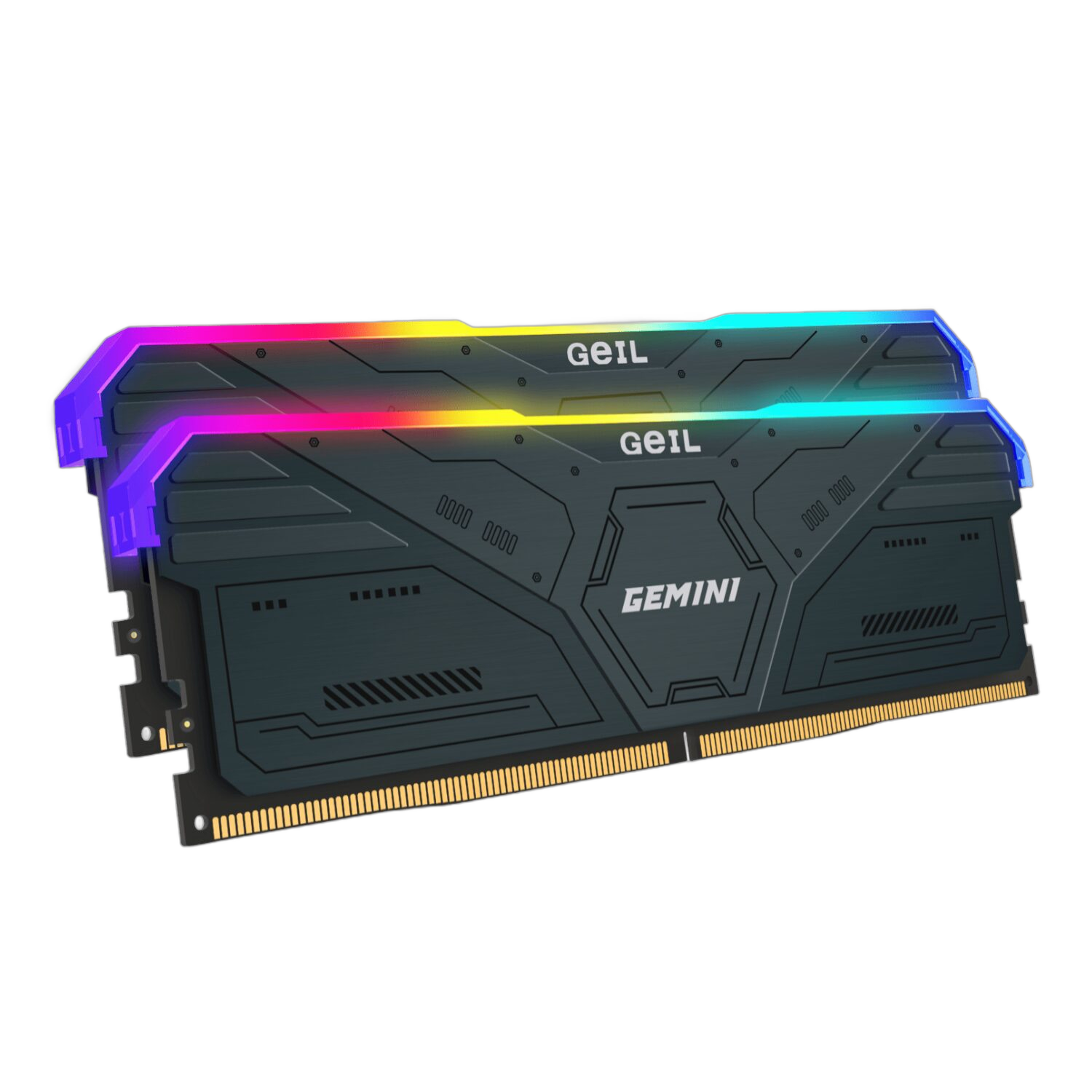 GeIL Gemini RGB 32GB DDR5 6000MHz Desktop Gaming Memory Kit (2 x 16GB) – Grey - Image 2