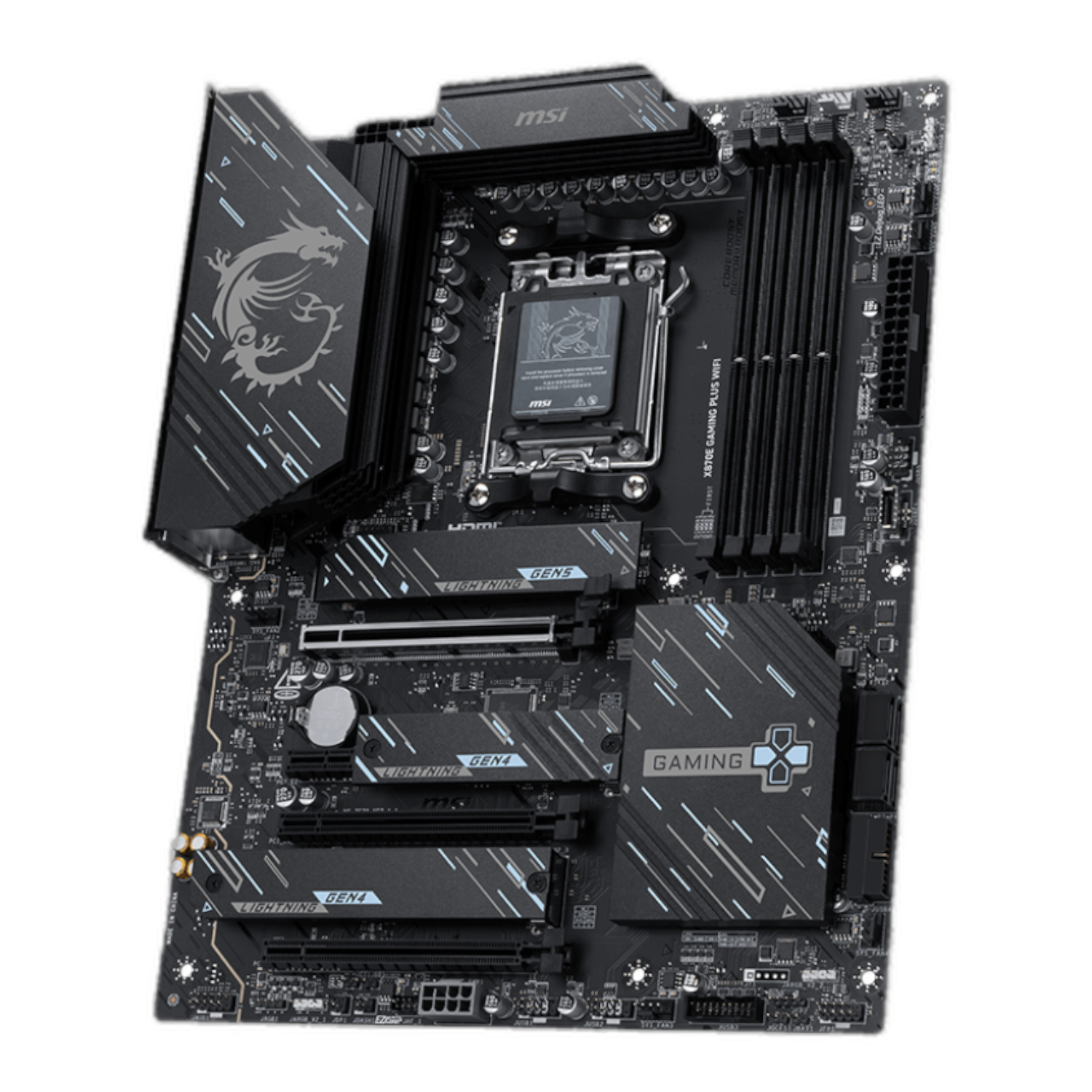 MSI X870E Gaming Plus WIFI AM5 ATX Gaming Motherboard - Image 3