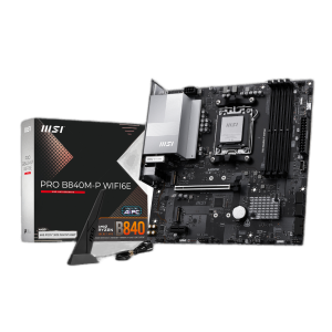 MSI PRO B840M-P Wi-Fi 6E AMD AM5 MATX Gaming Motherboard