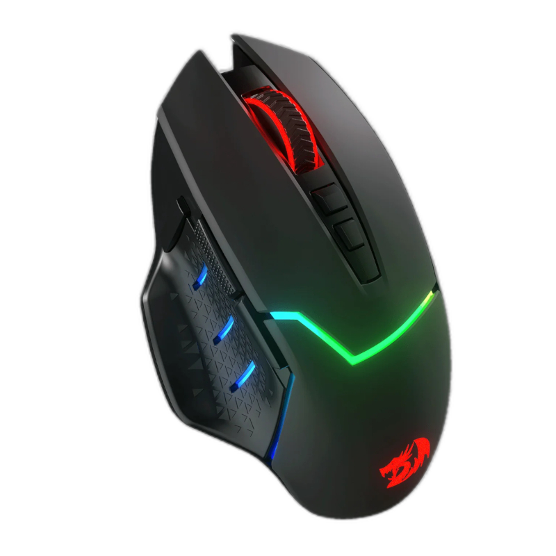 REDRAGON Mirage Pro 8000DPI RGB Wireless Gaming Mouse - Black - Image 2