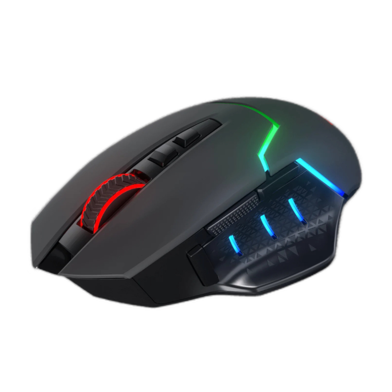 REDRAGON Mirage Pro 8000DPI RGB Wireless Gaming Mouse - Black - Image 3