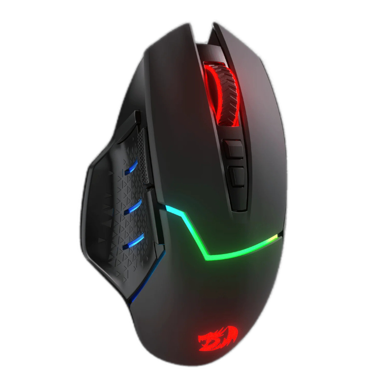REDRAGON Mirage Pro 8000DPI RGB Wireless Gaming Mouse - Black - Image 4
