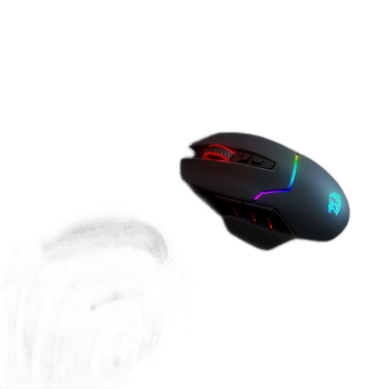REDRAGON Mirage Pro 8000DPI RGB Wireless Gaming Mouse - Black - Image 6