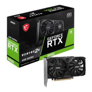 MSI GeForce RTX 3050 VENTUS 2X E 6GB OC Graphics Card
