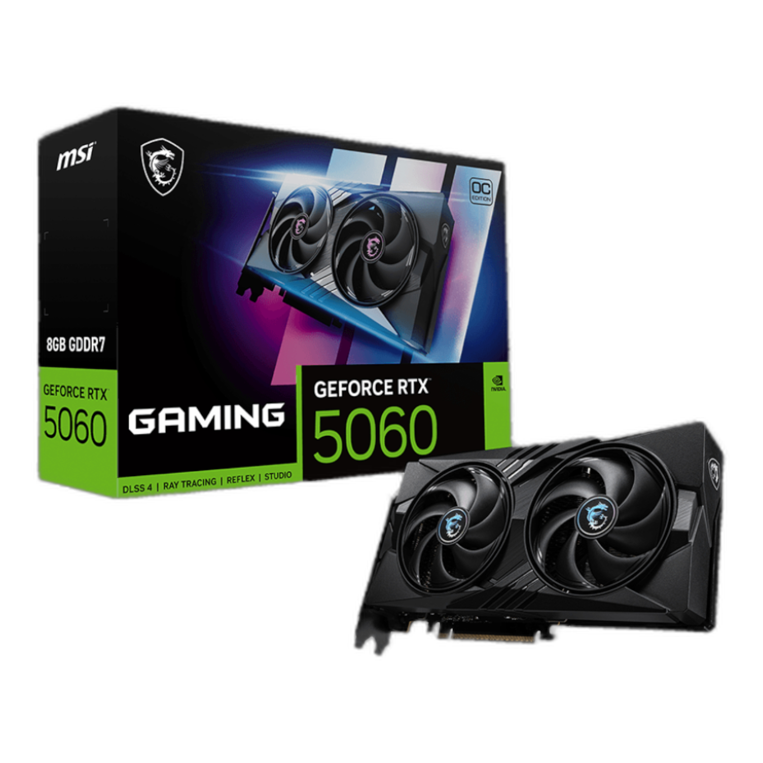 MSI GeForce RTX 5060 8GB GAMING OC Graphics Card