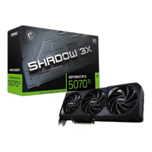 MSI GeForce RTX 5070 Ti 16GB GDDR7 SHADOW 3X OC Graphics Card