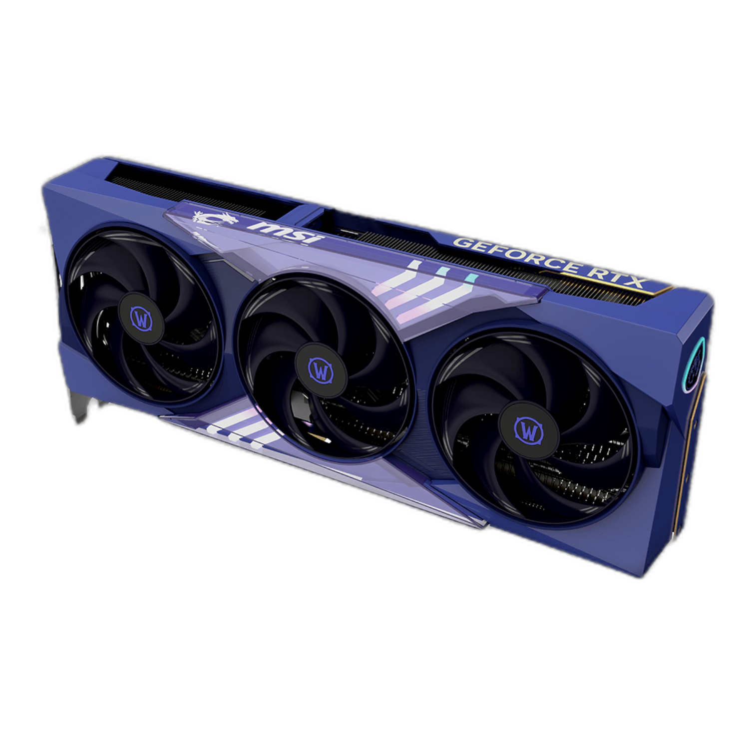 MSI GeForce RTX 5070 12GB World of Warcraft MIDNIGHT VOID EDITION OC Graphics Card - Image 4