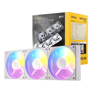 Antec Connect 120 Reverse ARGB PWM Fan 3 Pack – White