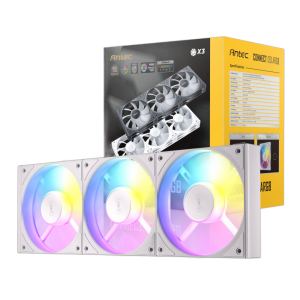 Antec Connect 120 ARGB PWM Fan 3 Pack - White