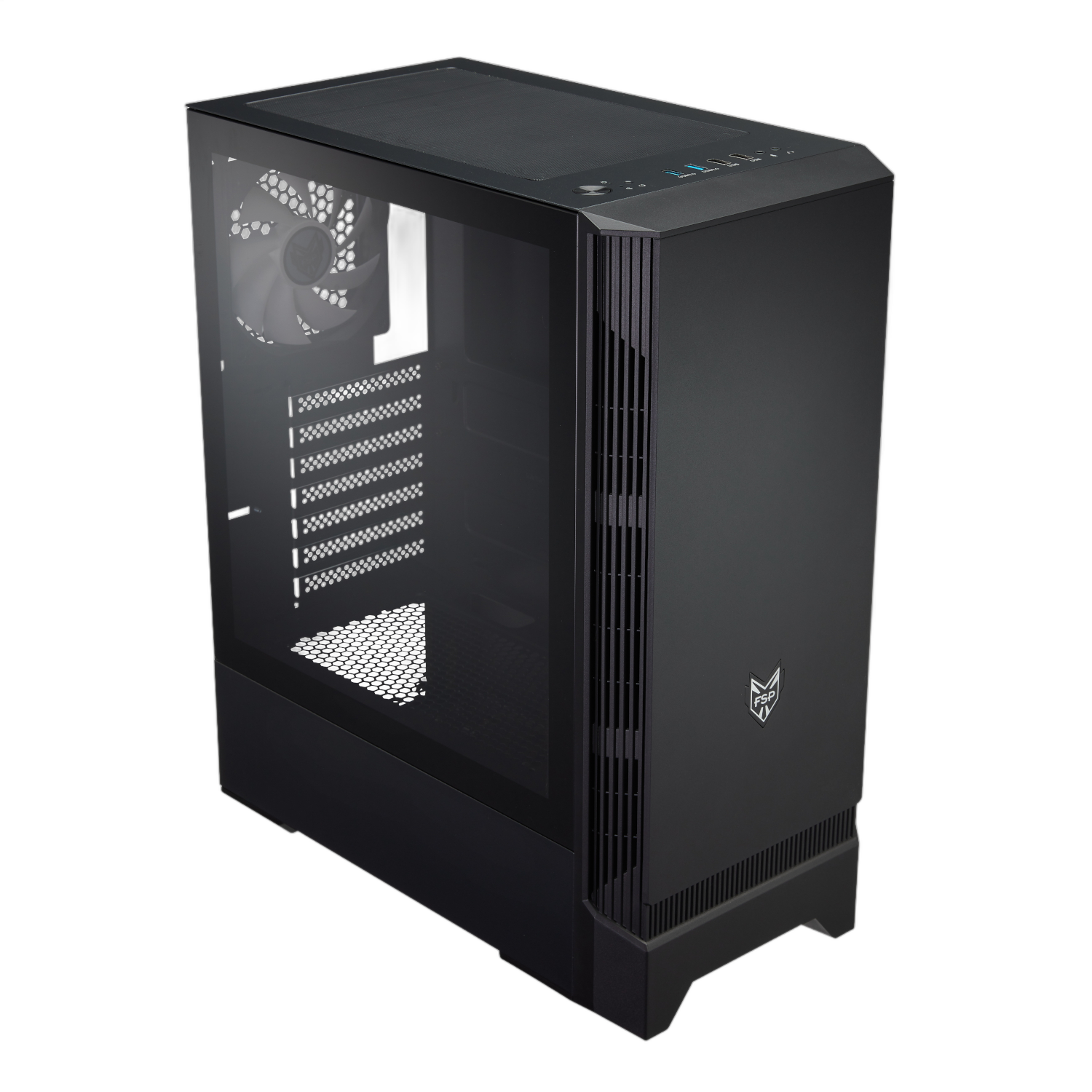 FSP CMT260 ATX Gaming Chassis - Black