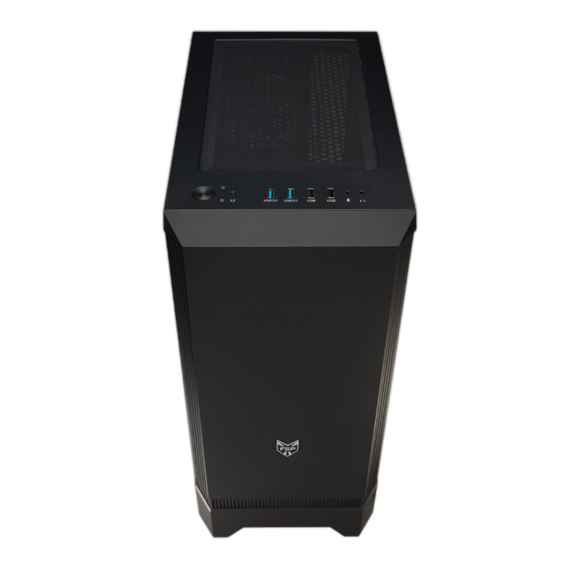 FSP CMT260 ATX Gaming Chassis - Black - Image 4