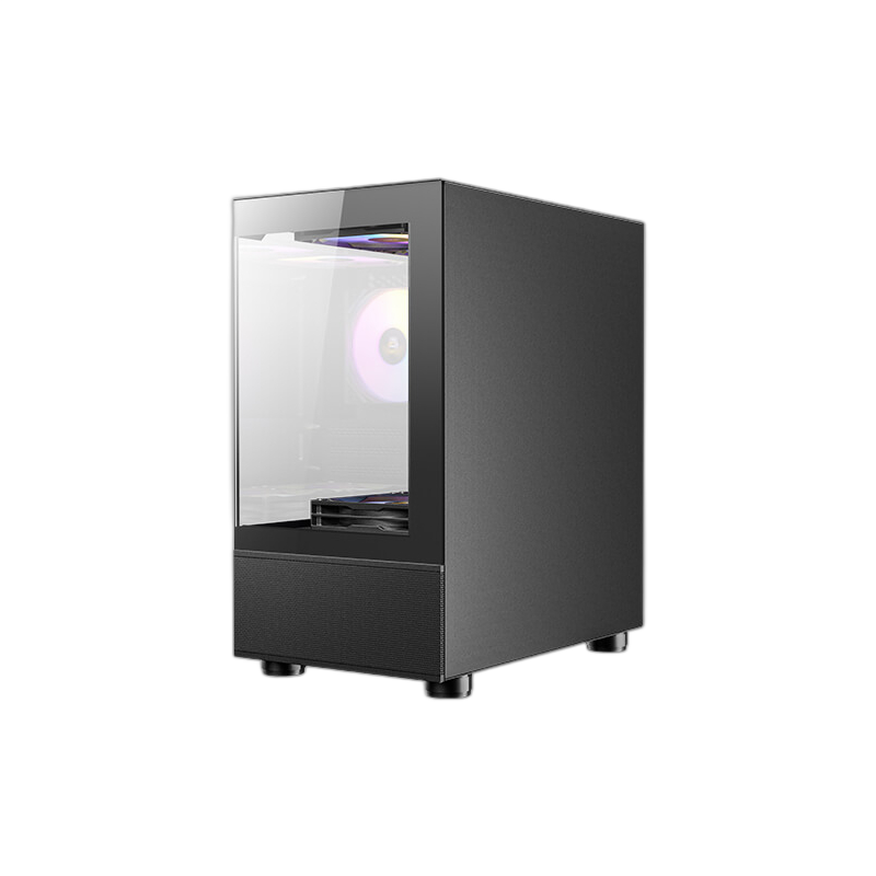 Antec CX200M Elite Micro-ATX | ITX RGB Mini-Tower Gaming Chassis - Black - Image 4