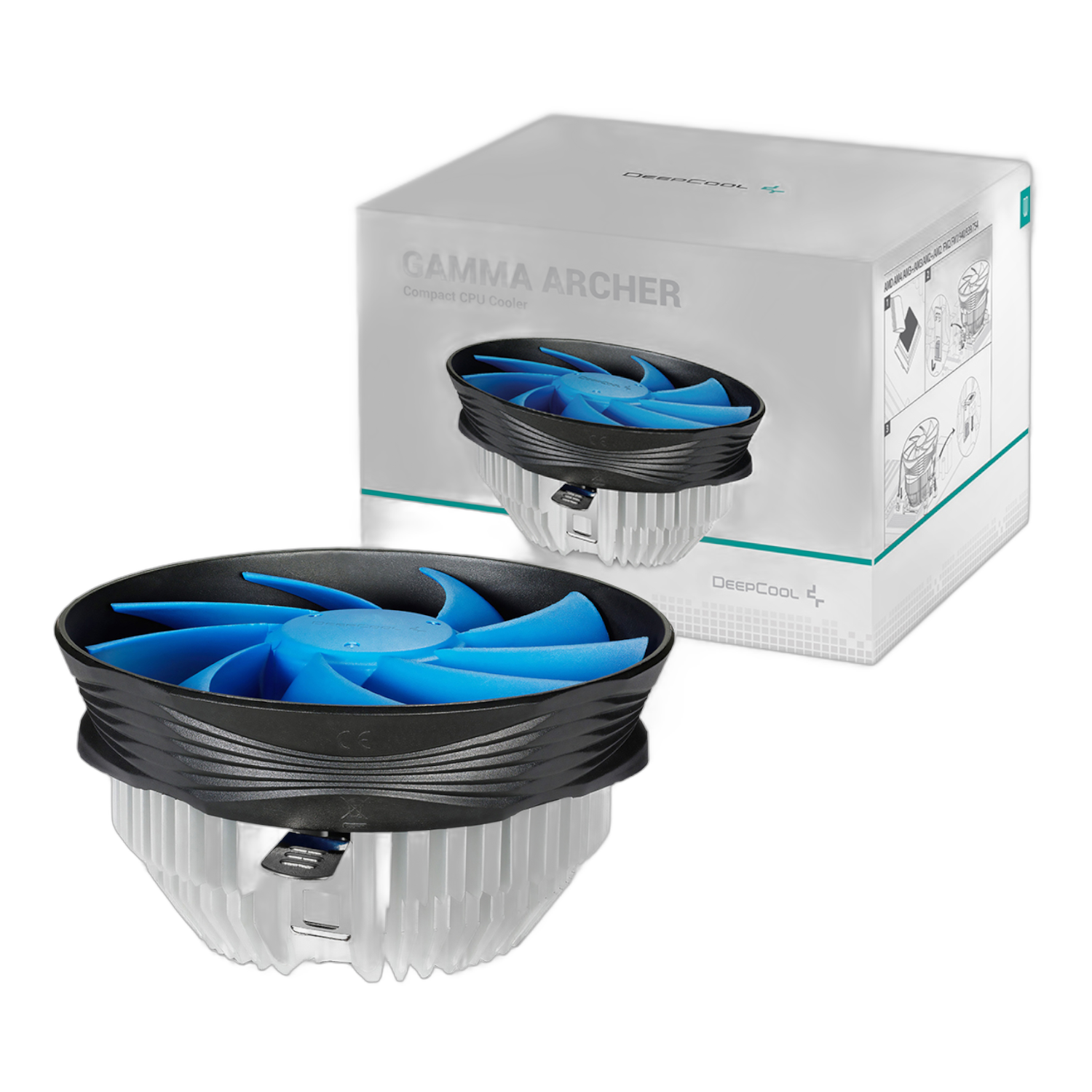 DeepCool Gamma Archer 120mm CPU Cooler - Black/Blue