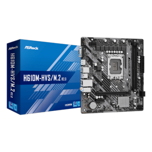 ASRock H610M-HVS/M.2 R2.0 Intel LGA 1700 m-ATX Motherboard
