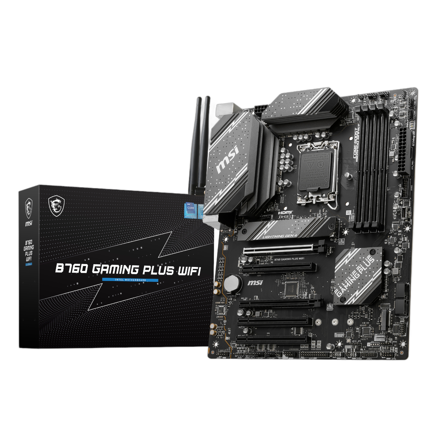 MSI B760 GAMING PLUS WIFI DDR5 LGA1700 ATX Motherboard