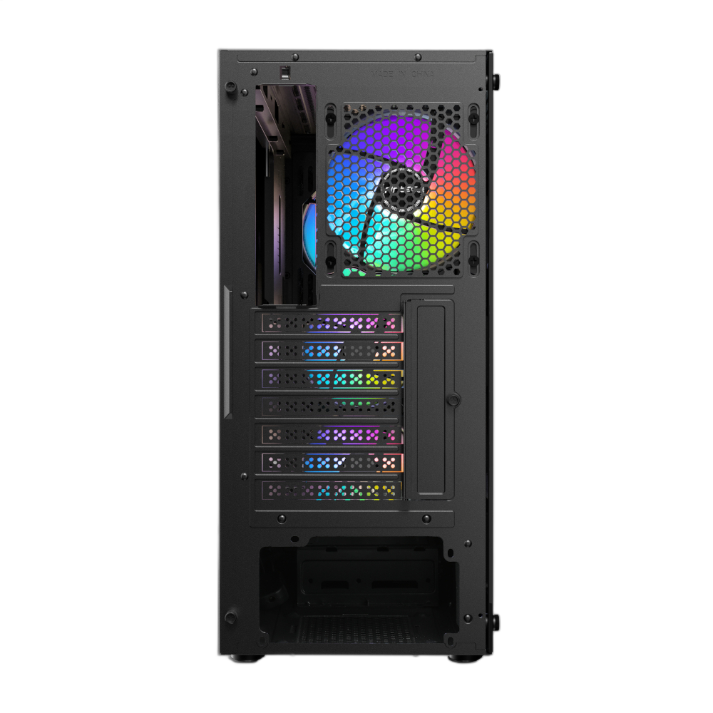 Antec NX292 ATX | Micro-ATX | ITX ARGB Mid-Tower Gaming Chassis - Black - Image 6