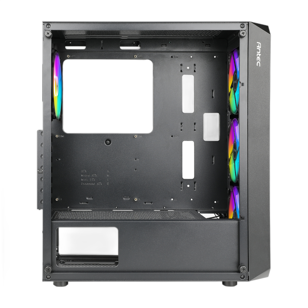 Antec NX292 ATX | Micro-ATX | ITX ARGB Mid-Tower Gaming Chassis - Black - Image 3