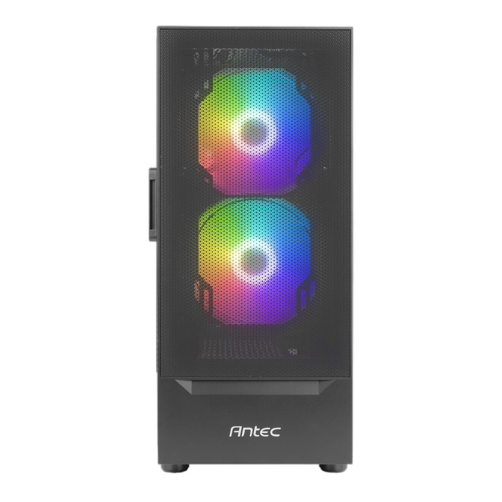Antec NX410 V2 ATX | Micro-ATX | ITX ARGB Mid-Tower Gaming Chassis - Black - Image 2