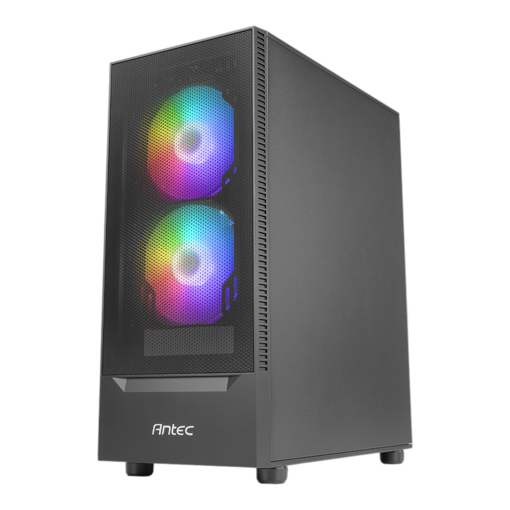 Antec NX410 V2 ATX | Micro-ATX | ITX ARGB Mid-Tower Gaming Chassis - Black - Image 3