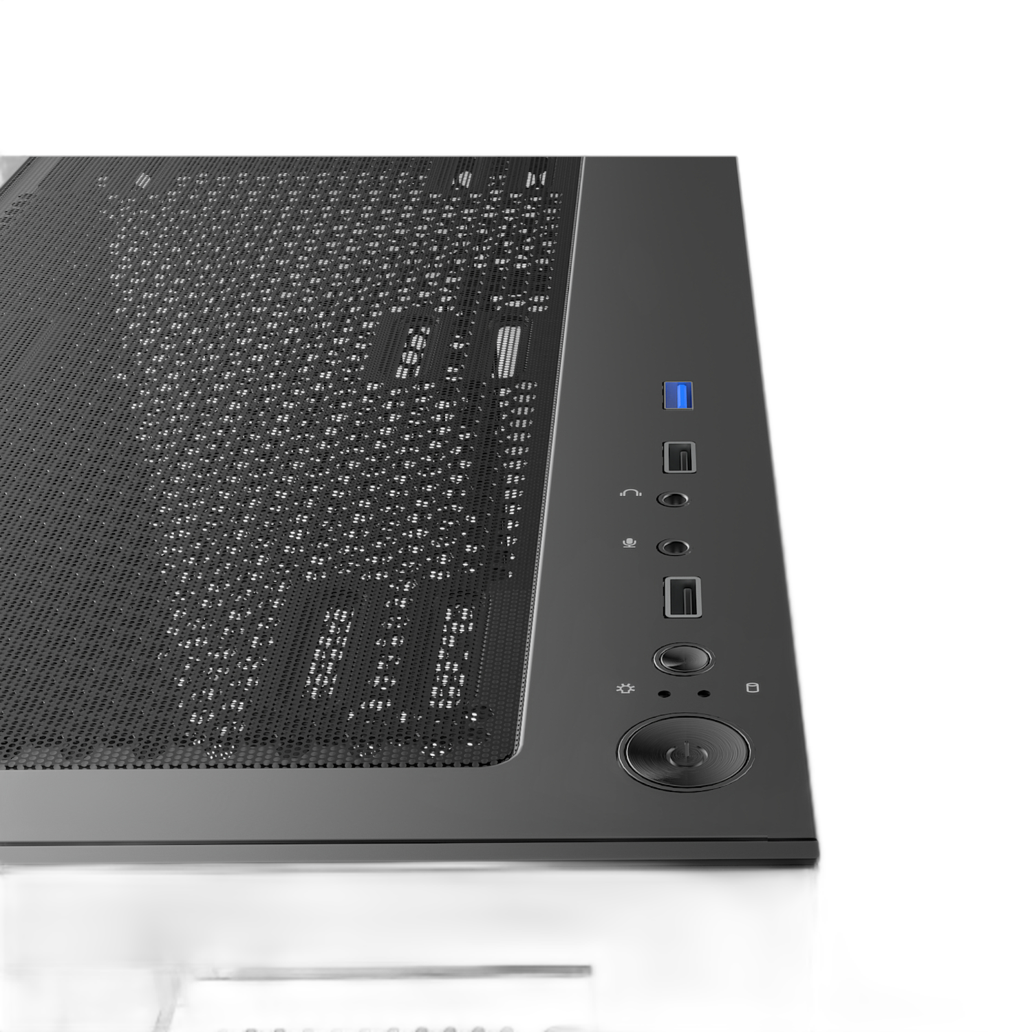 MSI PAG PANO M110A Micro-ATX Gaming Chassis – Black - Image 4