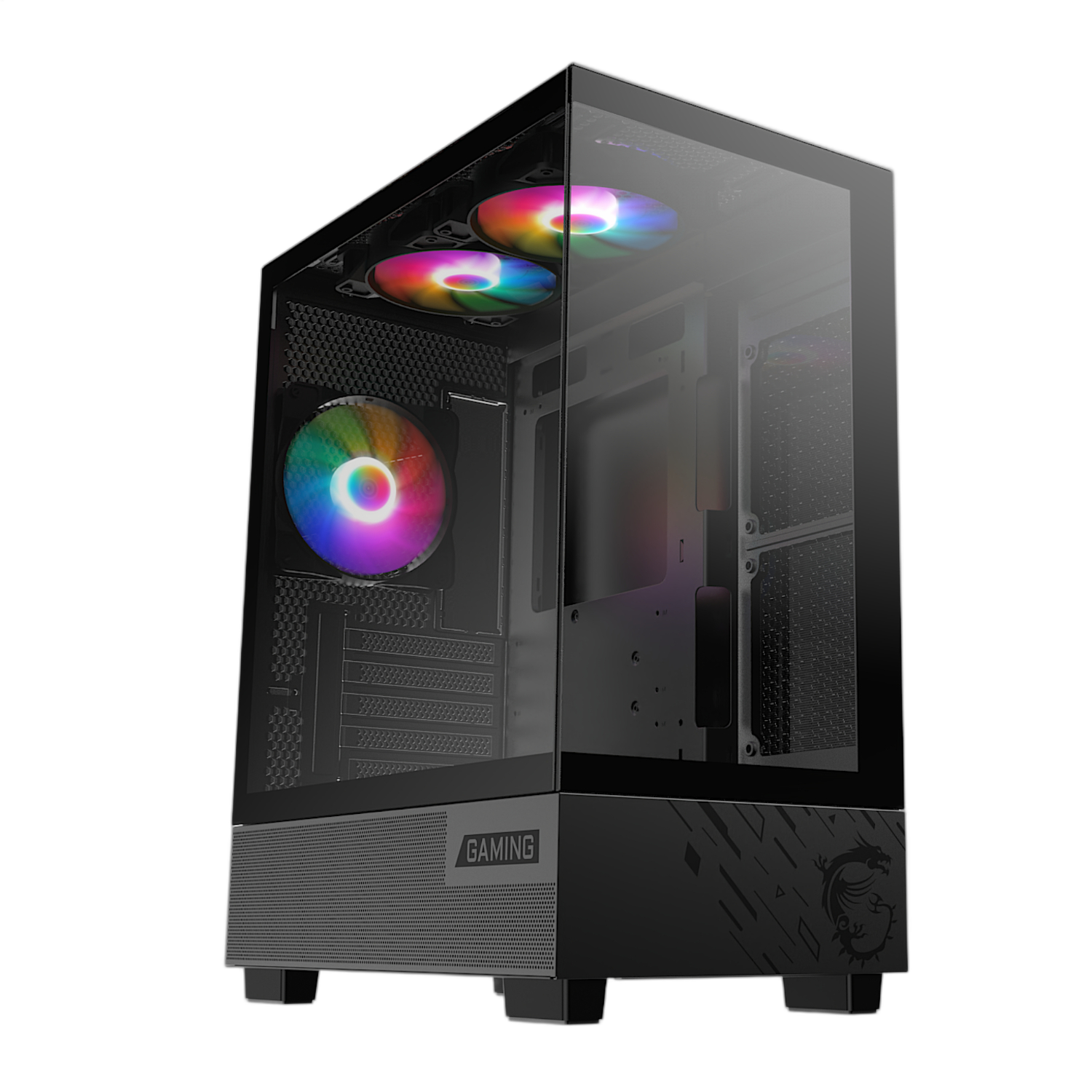 MSI PAG PANO M110A Micro-ATX Gaming Chassis – Black - Image 5