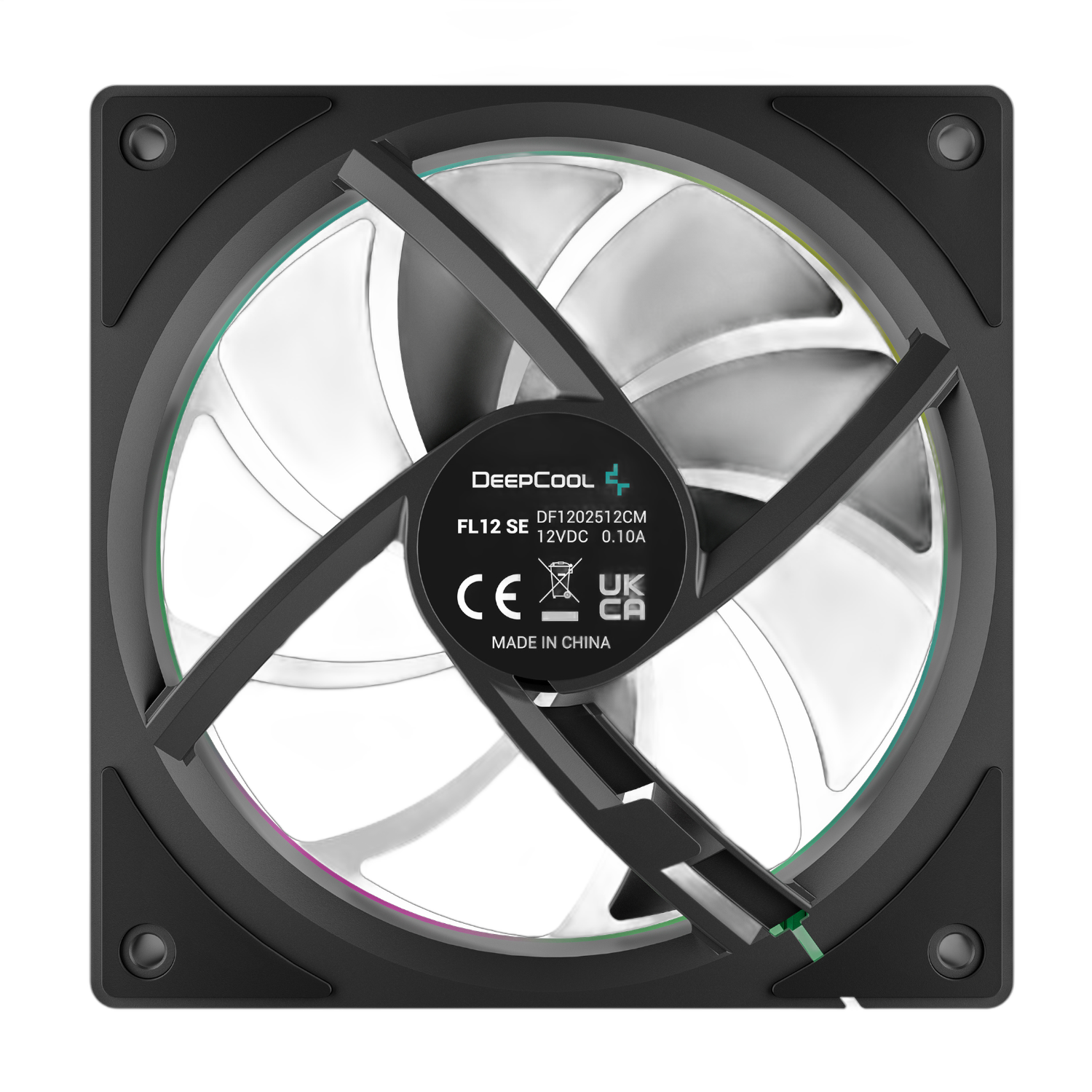 DeepCool FL12 SE 120mm ARGB PWM Fan - Black - Image 4