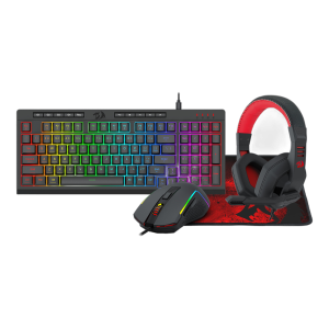 Redragon 4-in-1 Keyboard | Mouse | Mousepad | Headset Gaming Combo