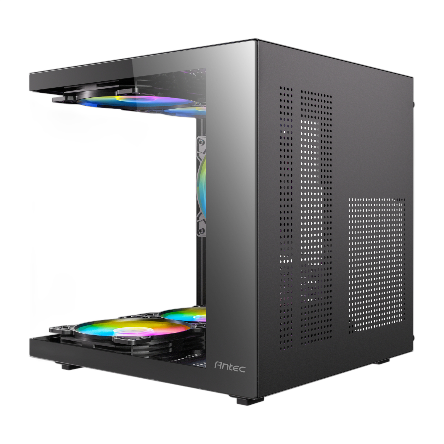 Antec VCX10M ARGB Micro-ATX | ITX Mini-Tower Gaming Chassis - Black - Image 3