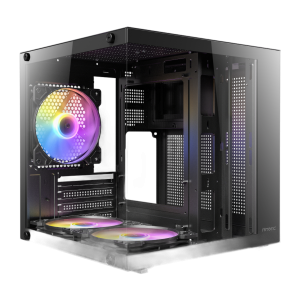Antec VCX10M RGB Micro-ATX | ITX Mini -Tower Gaming Chassis - Black