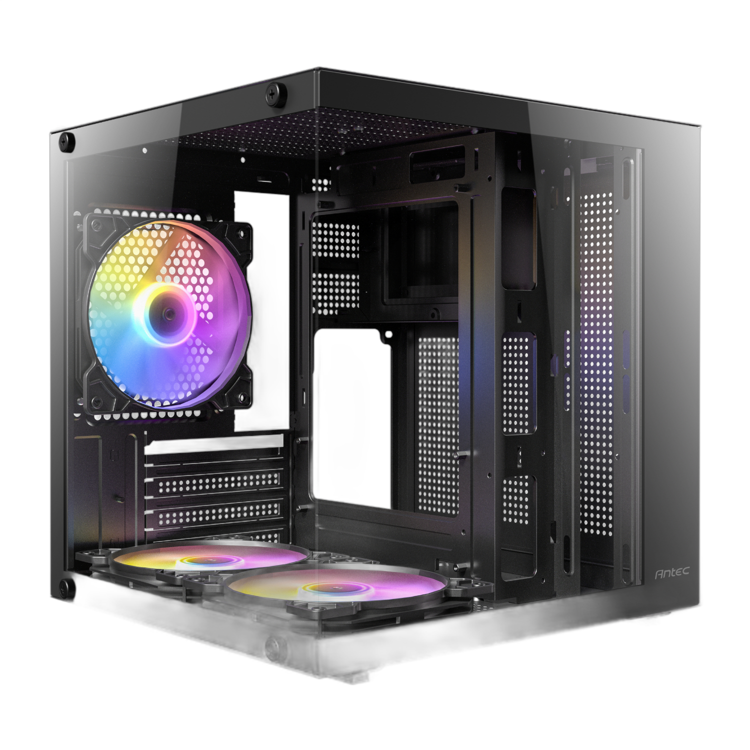 Antec VCX10M RGB Micro-ATX | ITX Mini -Tower Gaming Chassis - Black