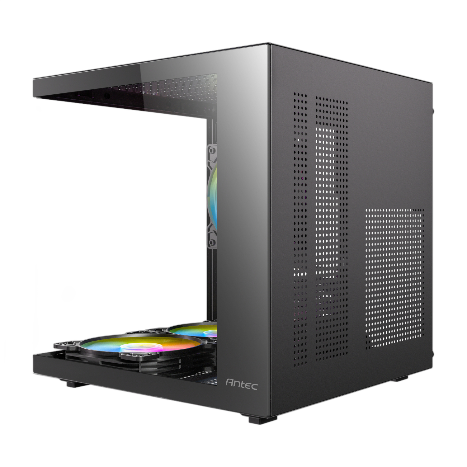 Antec VCX10M RGB Micro-ATX | ITX Mini -Tower Gaming Chassis - Black - Image 3