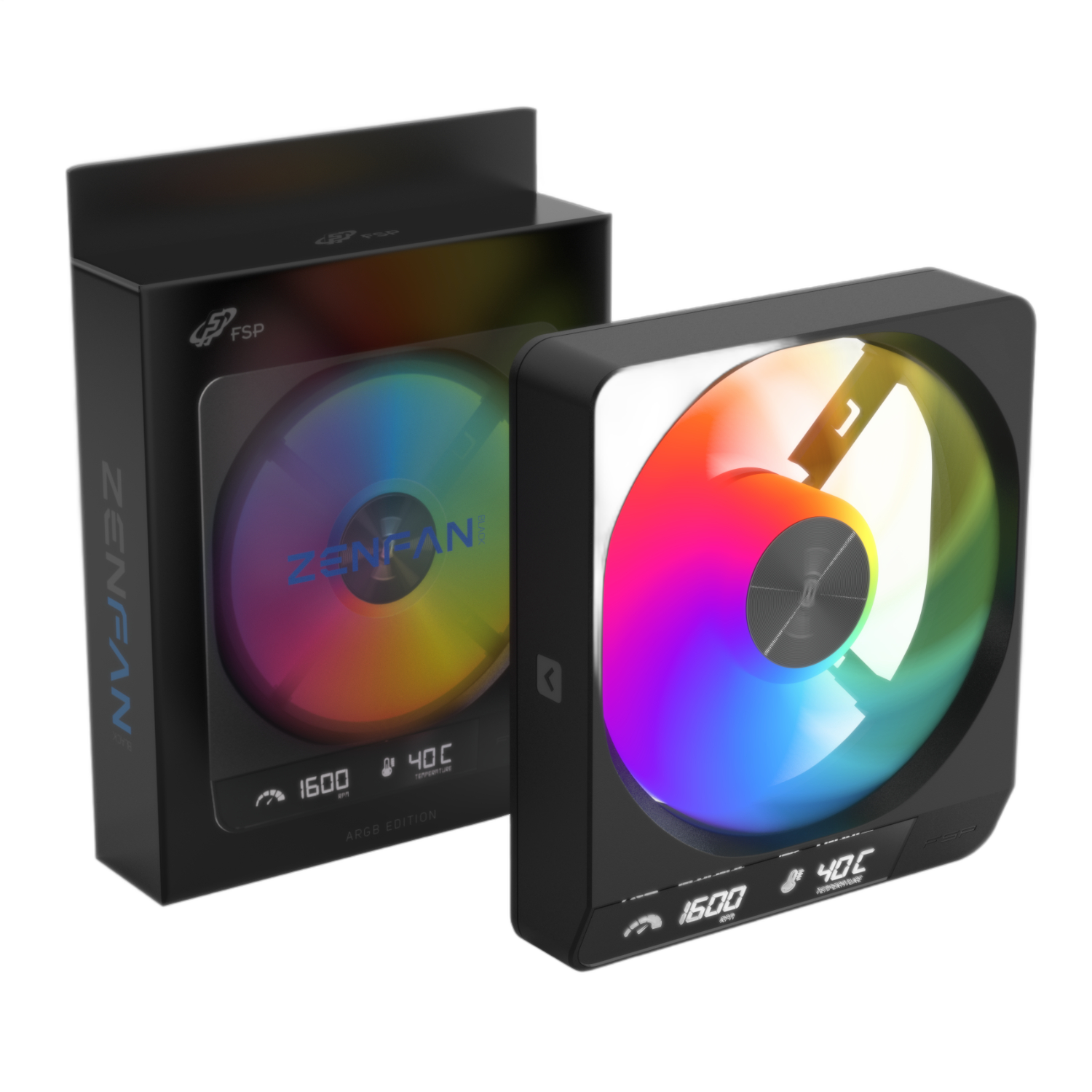 FSP ZENFAN 120mm ARGB PWM Smart Fan - Black